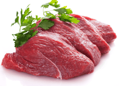 Beef image: Not for rabbits' diet.