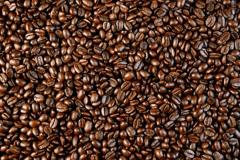Coffee beans, toxic to rabbits.