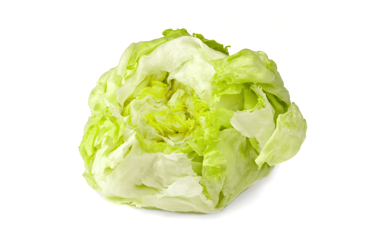 Iceberg lettuce: Avoid for rabbits' health.