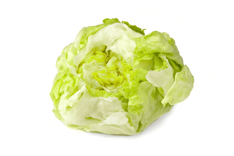 Iceberg lettuce: Avoid for rabbits' health.