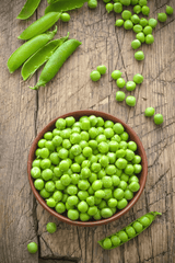 Green peas as a pet treat snack