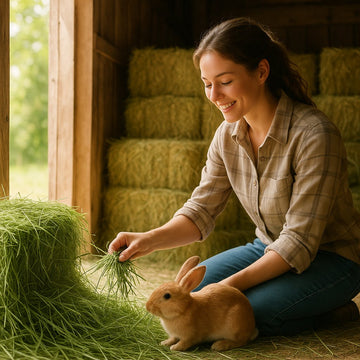 pile of loose timothy hay