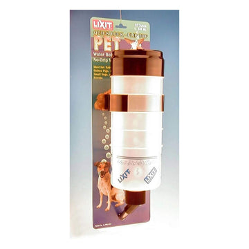 Opaque Quick Lock Flip Top Water Bottle with Valve for Small Animals