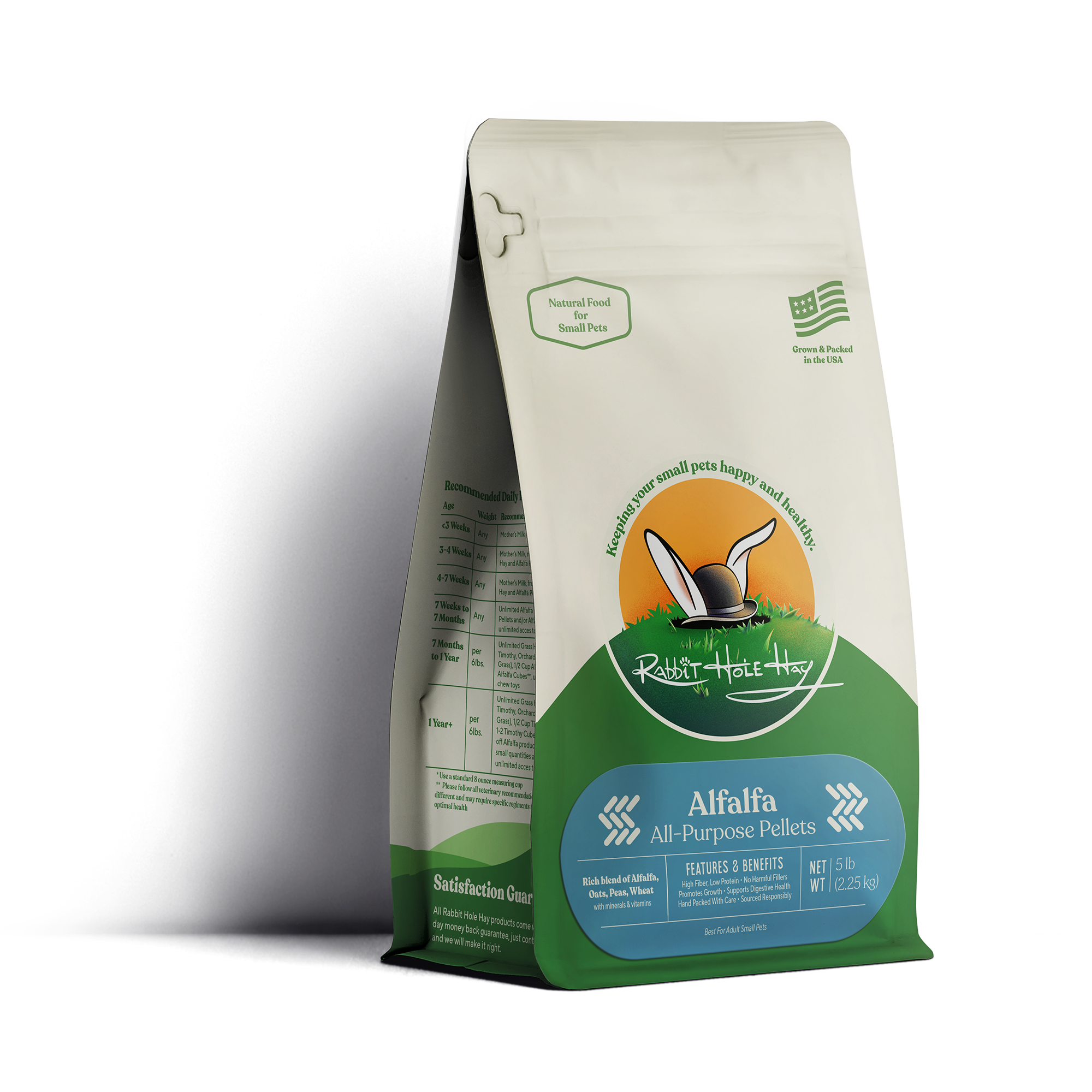 All Natural Alfalfa Pellets - 5lbs