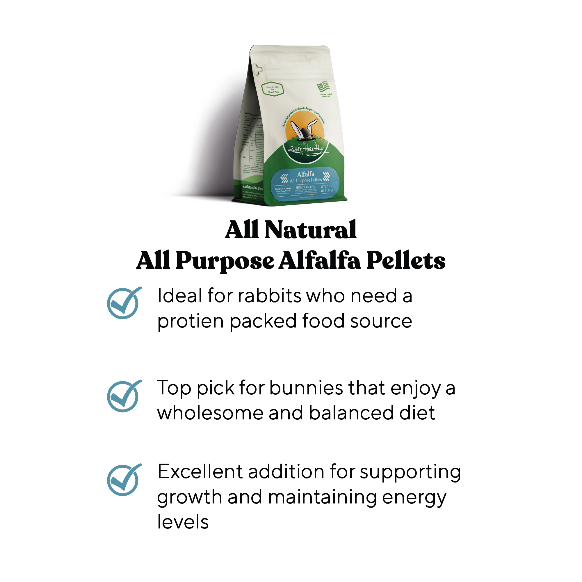 All Natural Alfalfa Pellets - Benefits