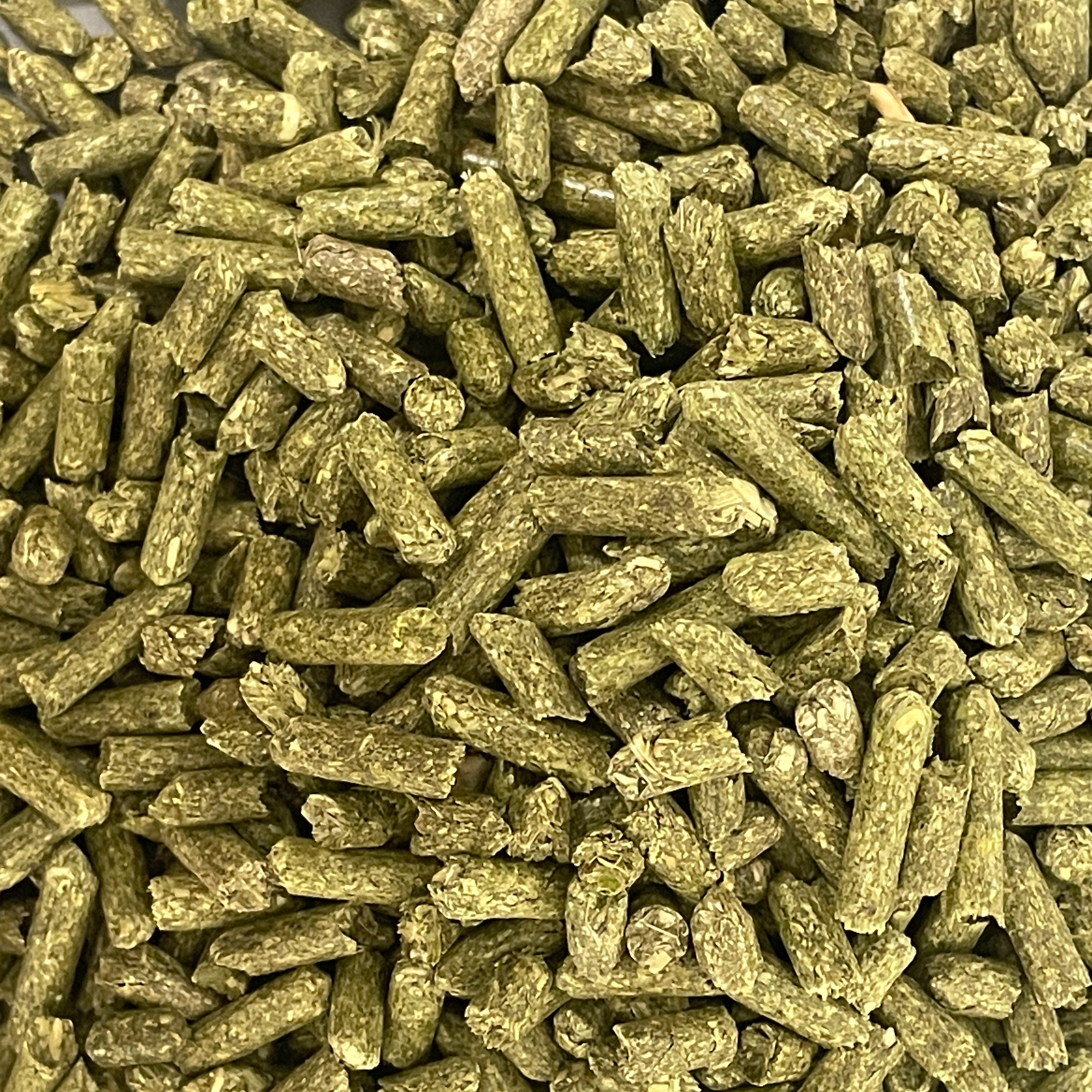 All Natural Alfalfa Pellets - Close Up