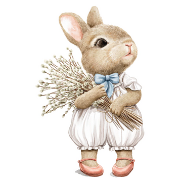 Bunny's Bouquet Sticker