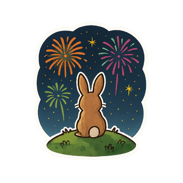 Fireworks & Fluff Sticker
