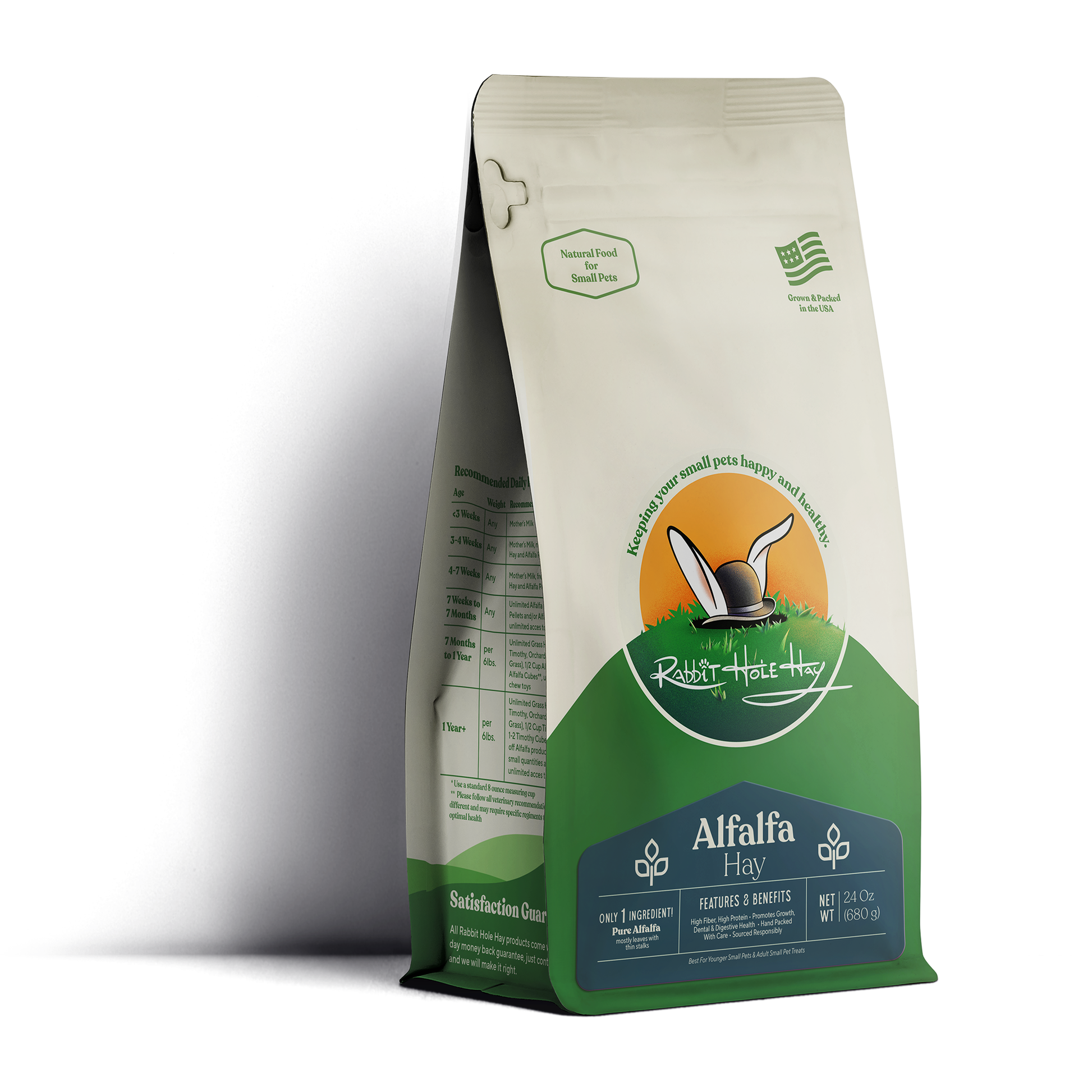 Ultra Premium Alfalfa Hay - 24oz