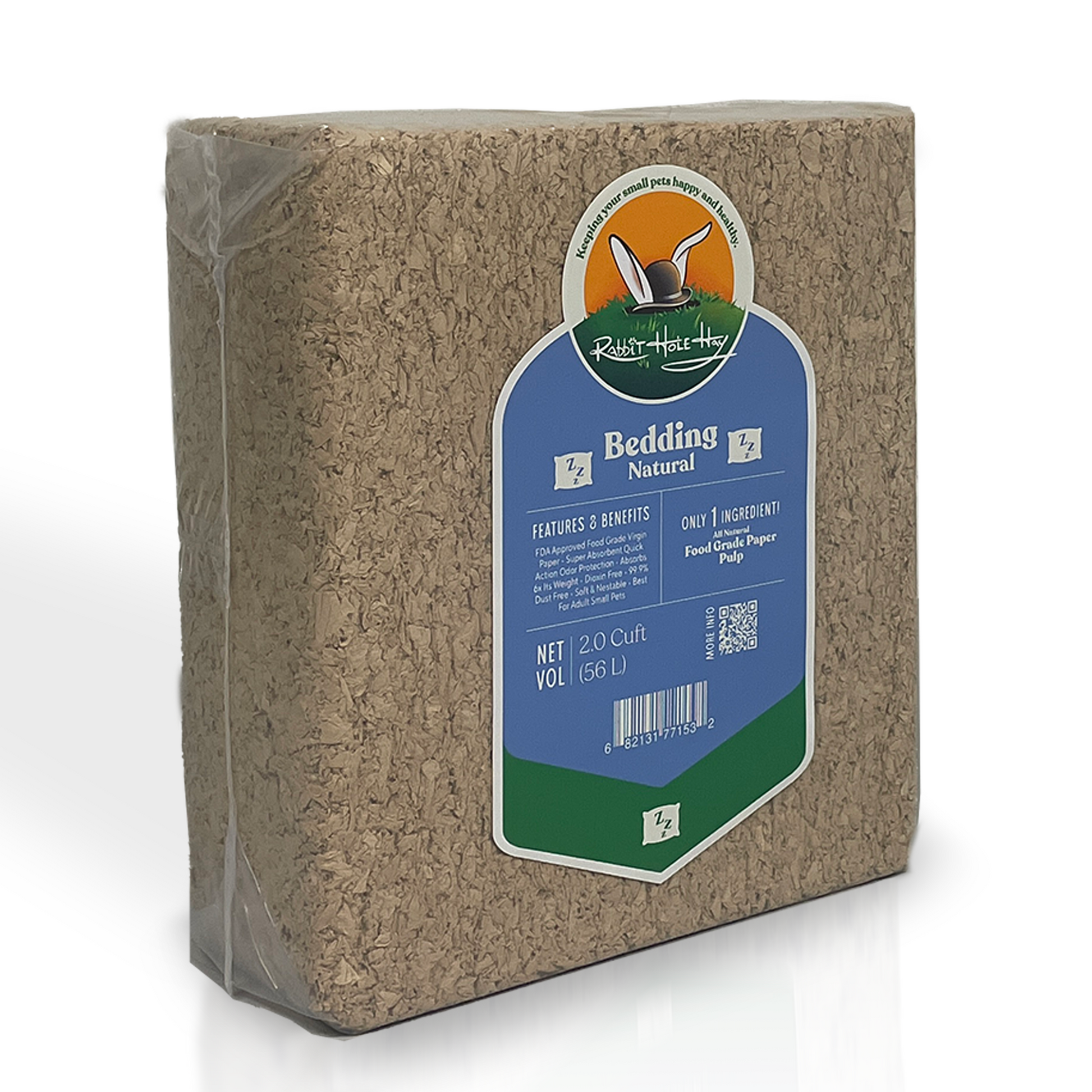 Ultra Premium Food Grade Natural Bedding - 2.0 cuft