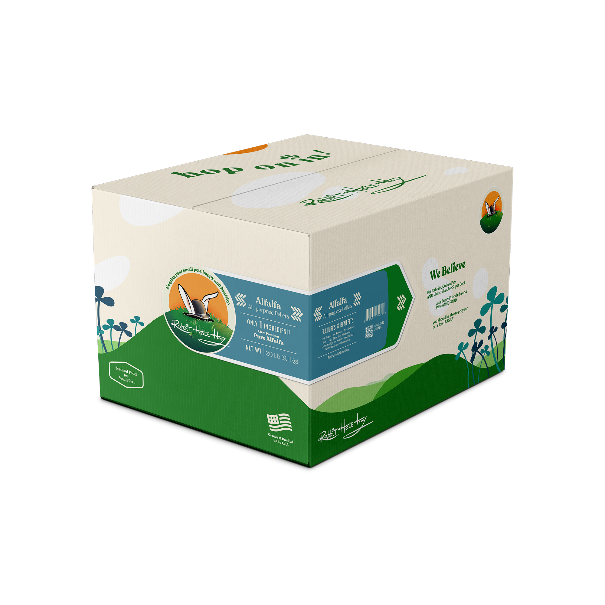 All Natural Alfalfa Pellets - 20lbs