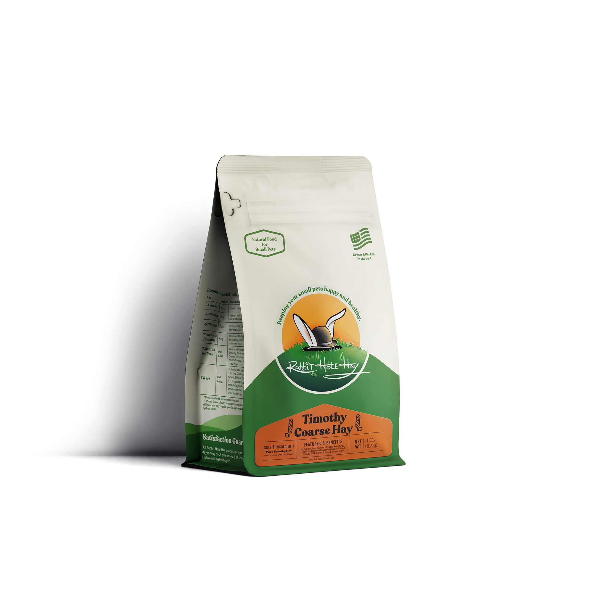 Ultra Premium Coarse Timothy Hay - 4oz