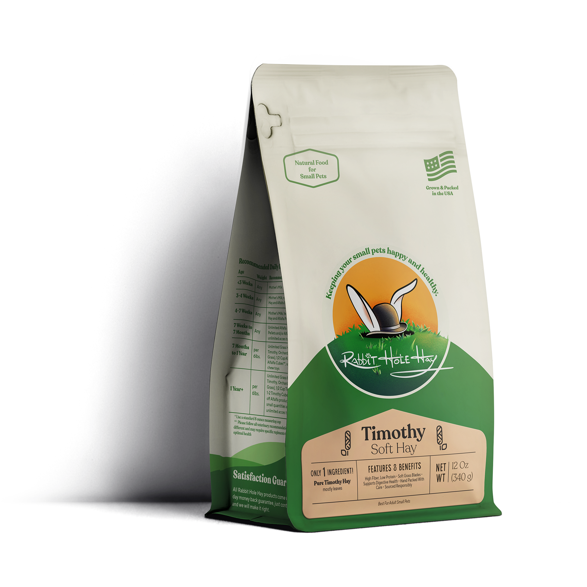 Ultra Premium Soft Timothy Hay - 12oz