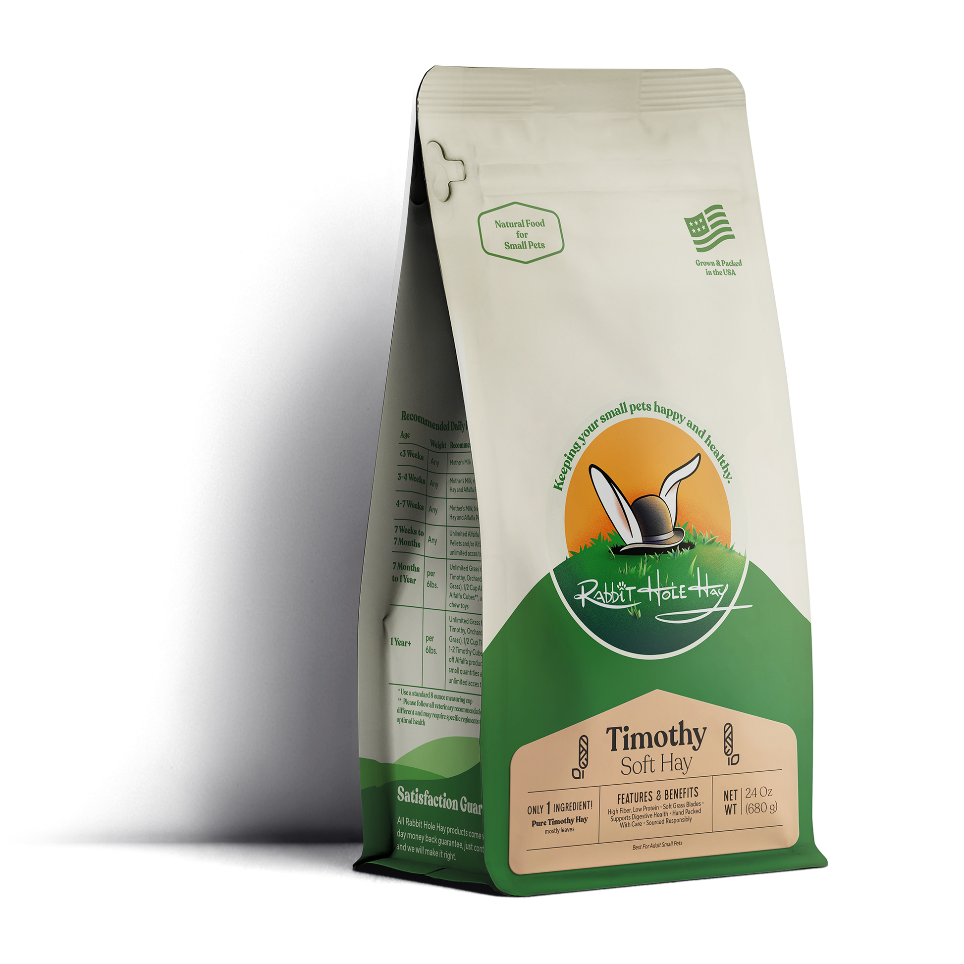 Ultra Premium Soft Timothy Hay - 24oz