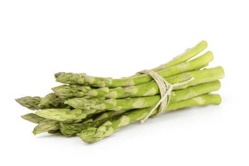 Asparagus spears for pet nutrition.