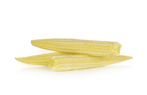 Baby Sweetcorn: a limited daily veggie for rabbits; balance the bowl.