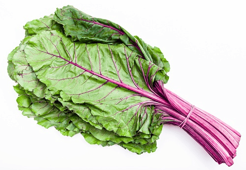Beet greens for rabbits and pets.