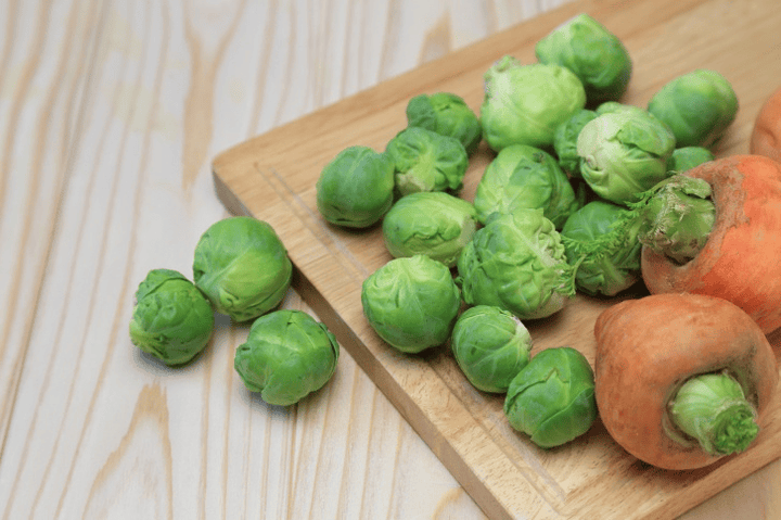 Brussel sprouts: may cause gas in rabbits.