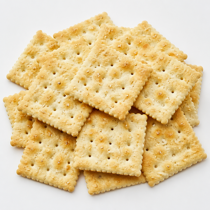 Crackers: never feed to rabbits; keep it off the menu.