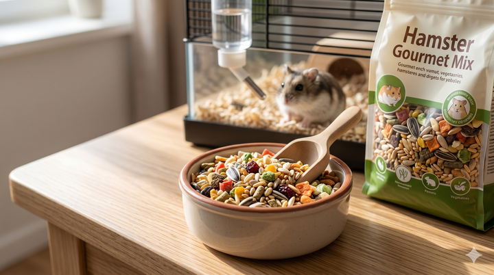 Rabbits should not eat Hamster Food—skip it entirely.