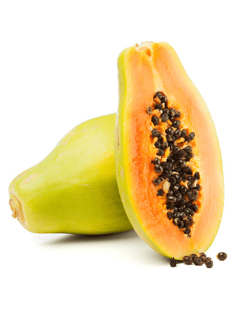 Papaya treat for rabbits and pets