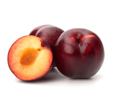 A little Plums can be a rare bunny treat—portion carefully.
