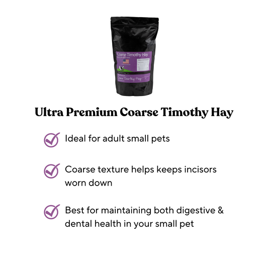 Ultra Premium Coarse Timothy Hay Benefits