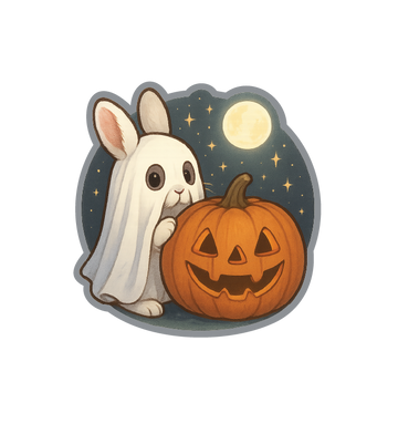Boo Crew Bunny Sticker