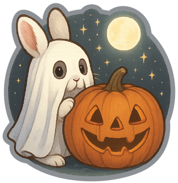 Boo Crew Bunny Sticker