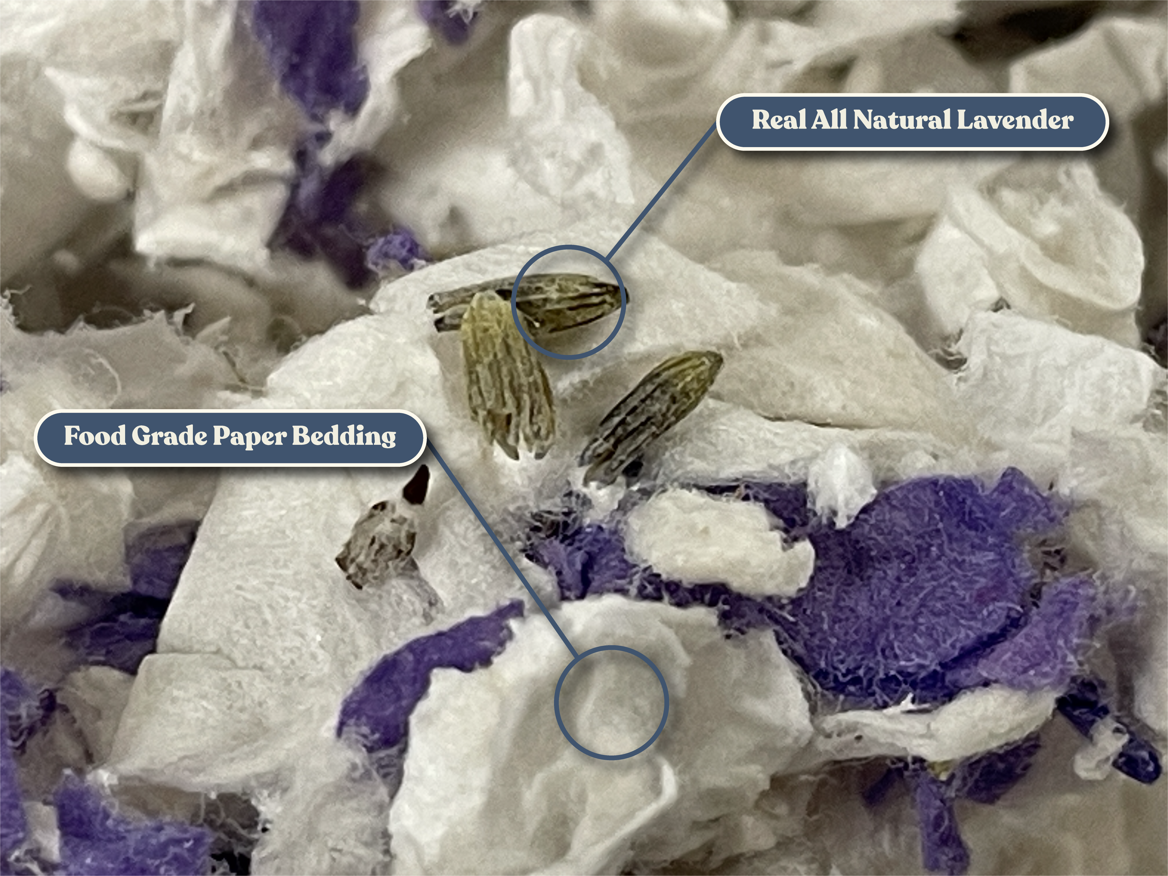 Ultra Premium Lavender Paper Bedding - Key Features