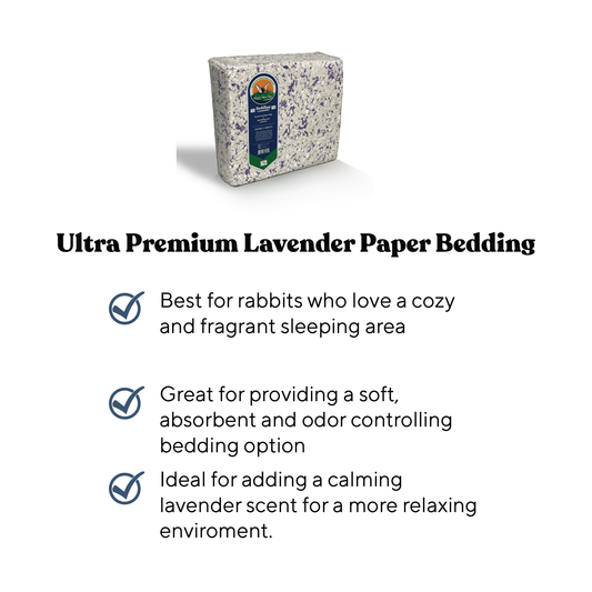 Ultra Premium Lavender Paper Bedding - Benefits