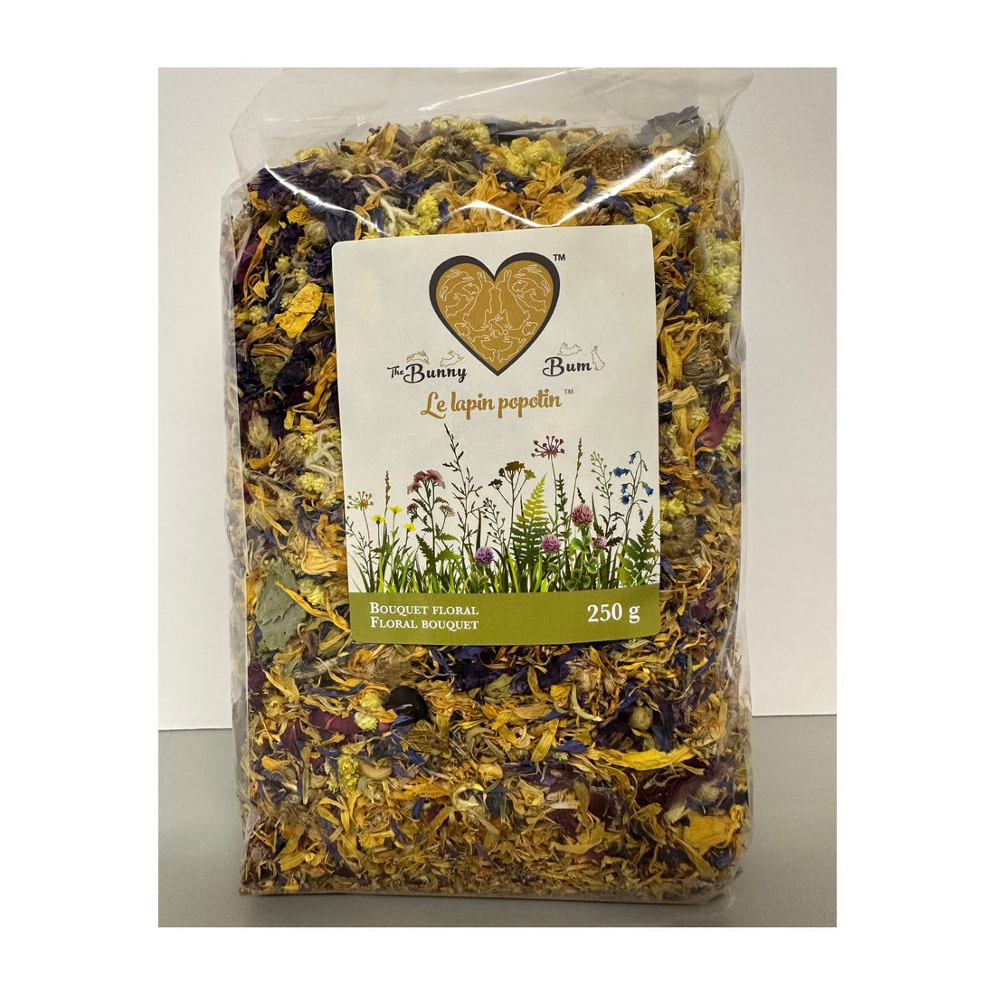 The Bunny Bum Floral Bouquet front information