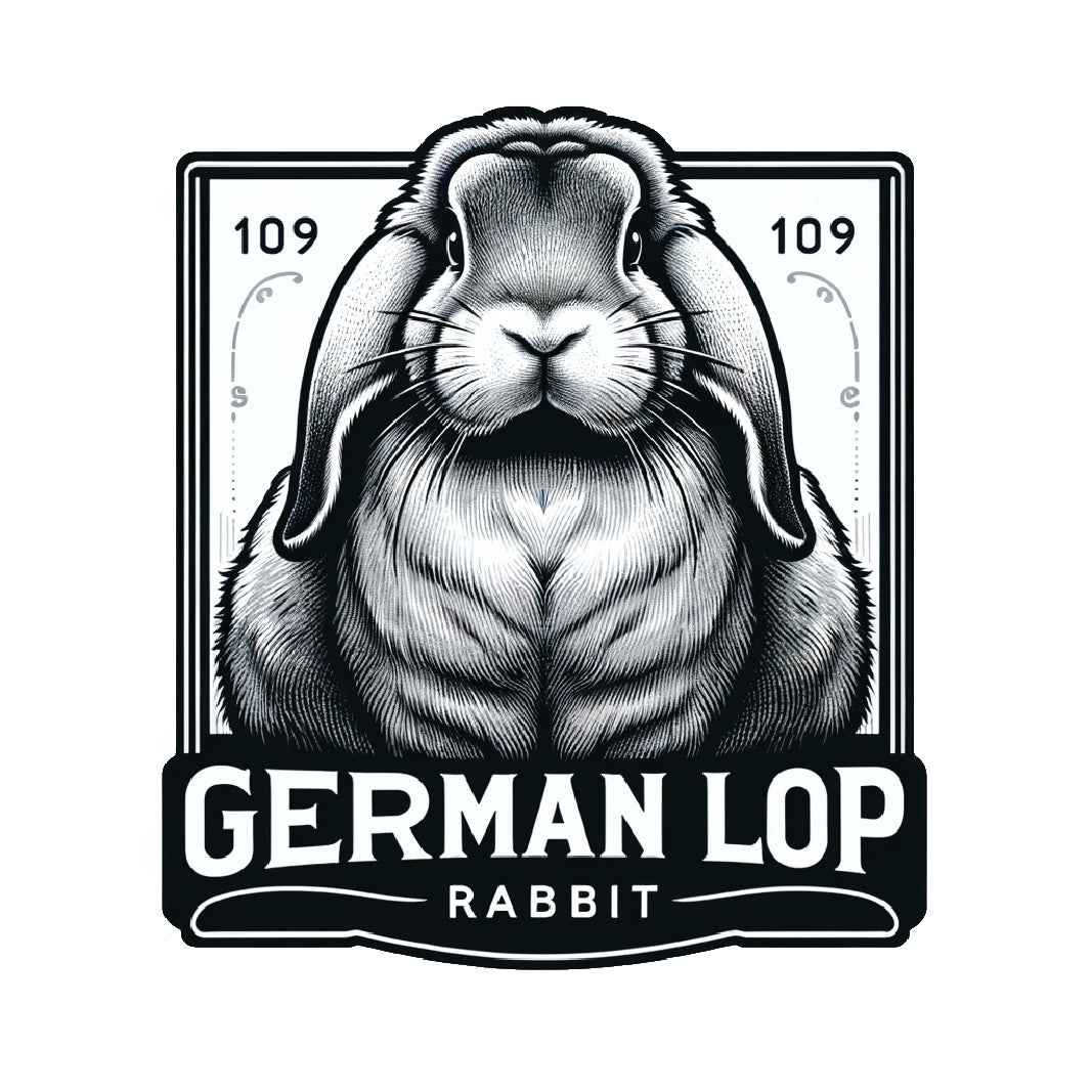Vintage German Lop Rabbit Sticker - High Quality 6 mil Vinyl – Rabbit ...