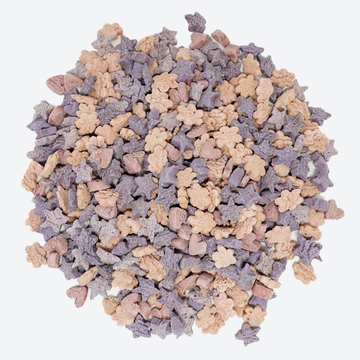 Berrylicious Bites mix of strawberry, mixed berry, and raspberry treats for small animals