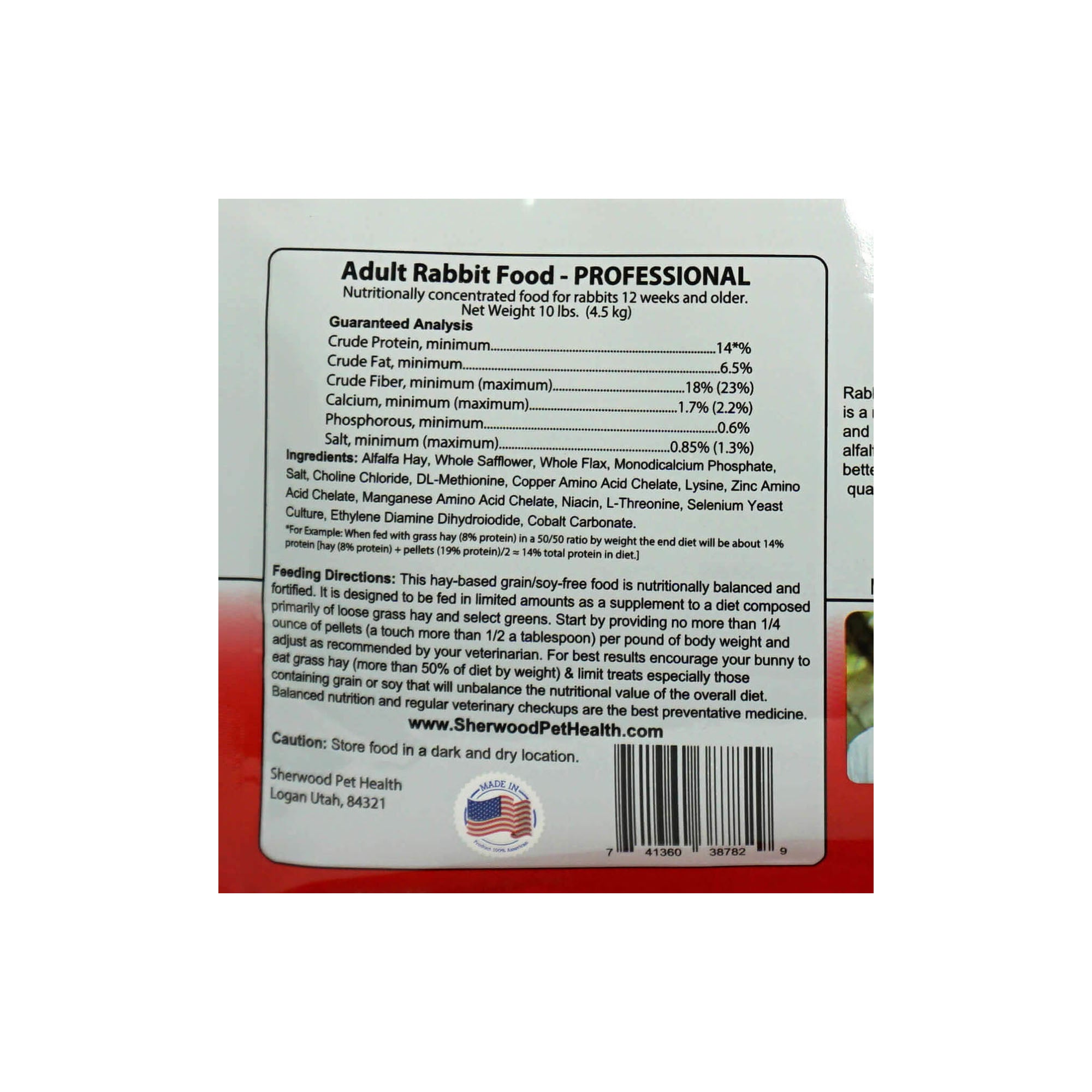 Sherwood - Adult Rabbit Food - Professional