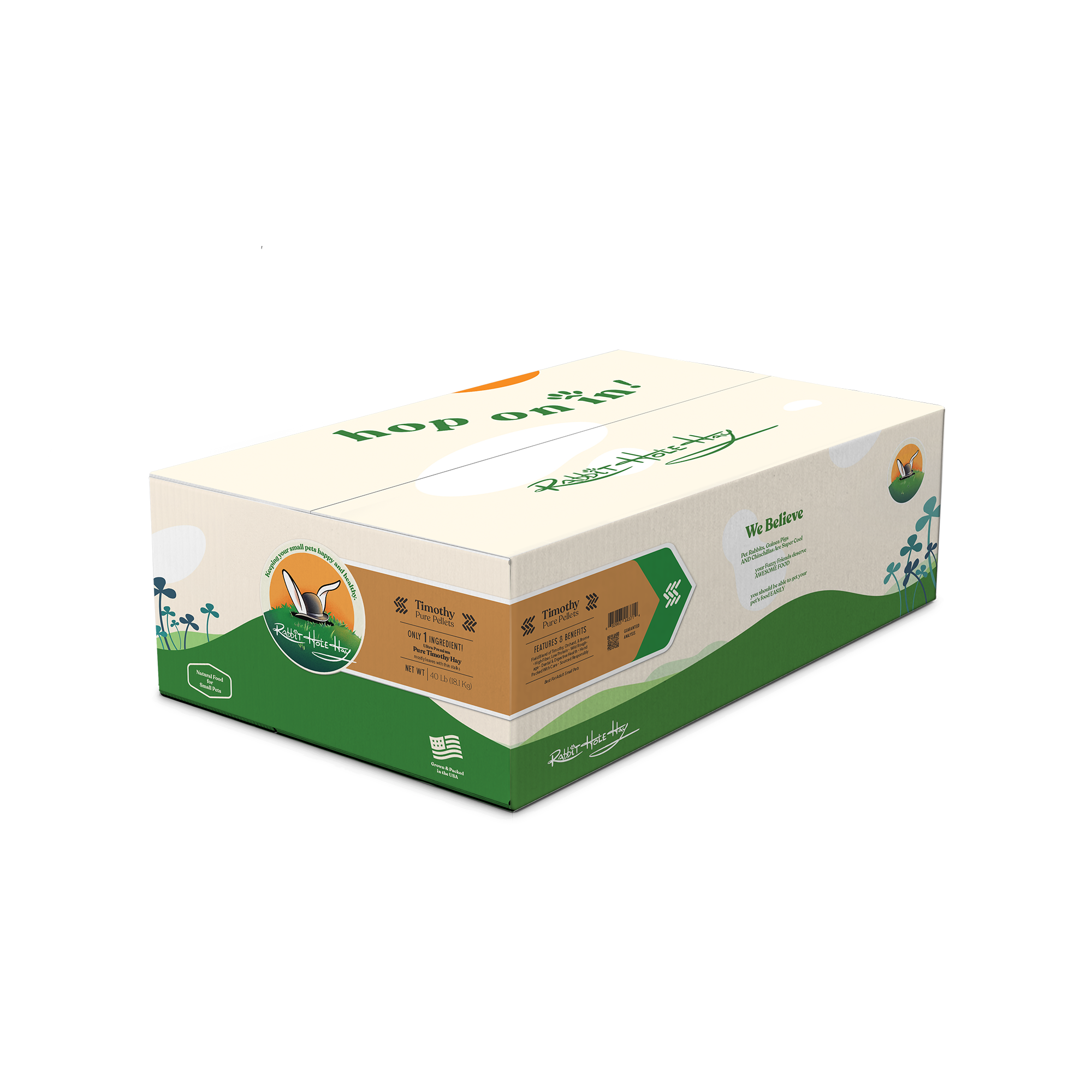 All Natural Pure Timothy Pellets - 40lbs