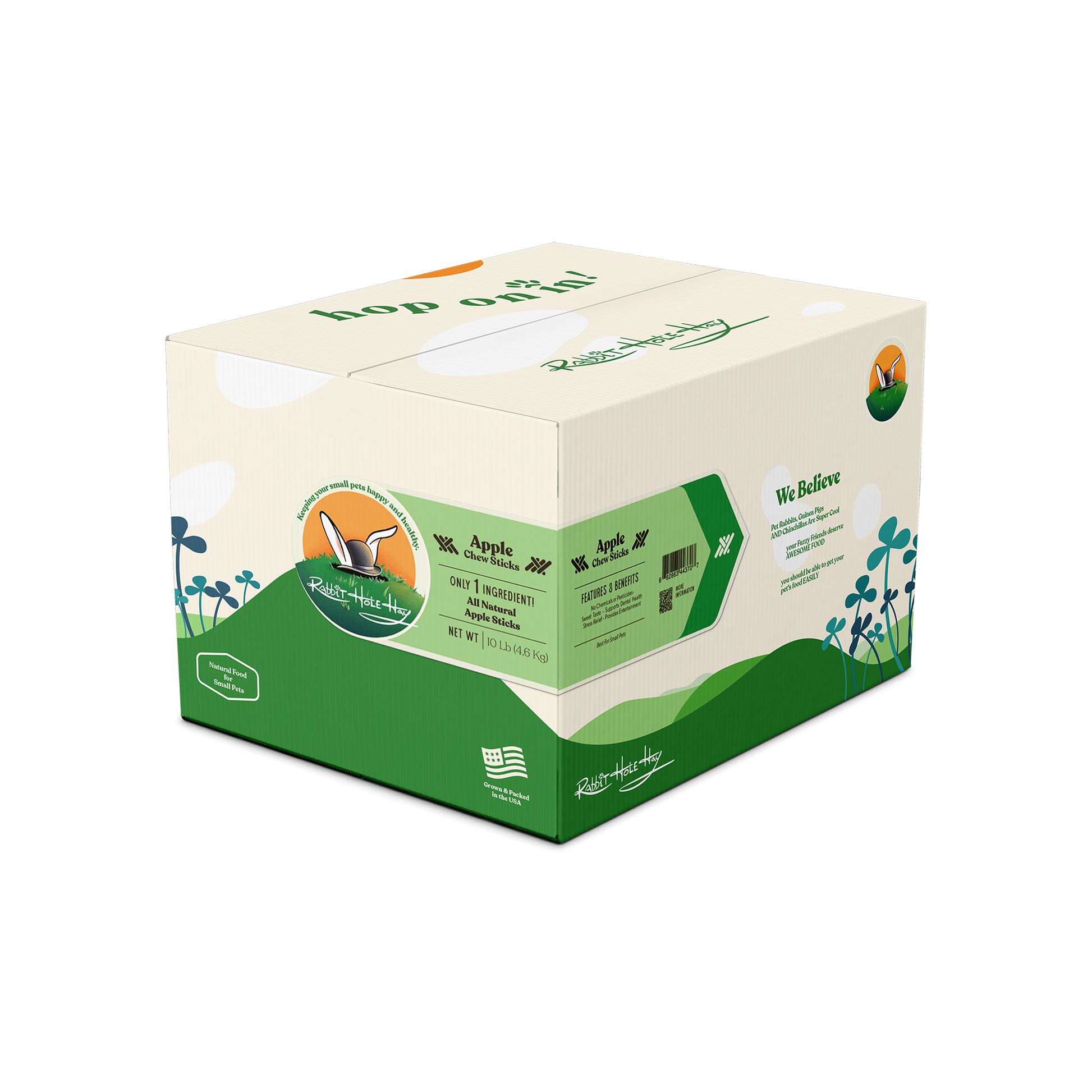 All Natural Apple Chew Sticks - 10lb