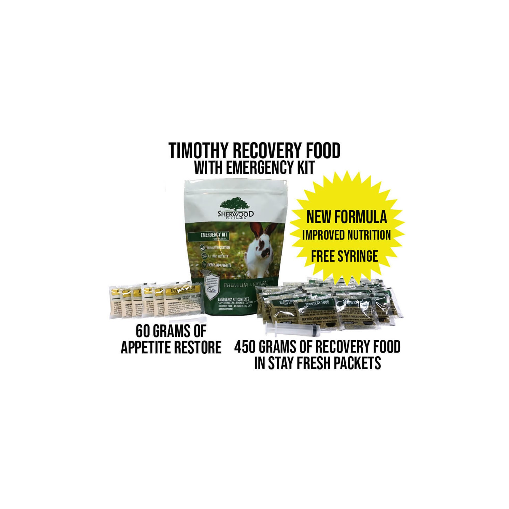 Sherwood's Rabbit Emergency Kits- Enhanced Health – Rabbit Hole Hay