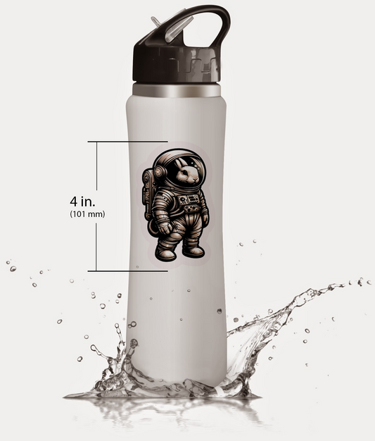 Cosmic Hopper Astronaut Rabbit Sticker