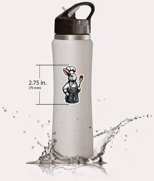 Cooking Lover's Rabbit Sticker