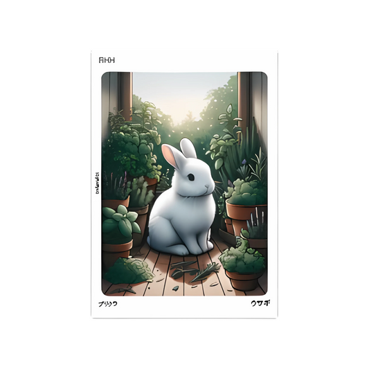 Instamatic Bunny Sticker