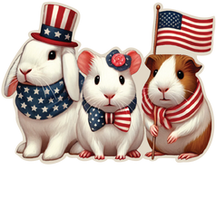 Presidents Day Pals Sticker