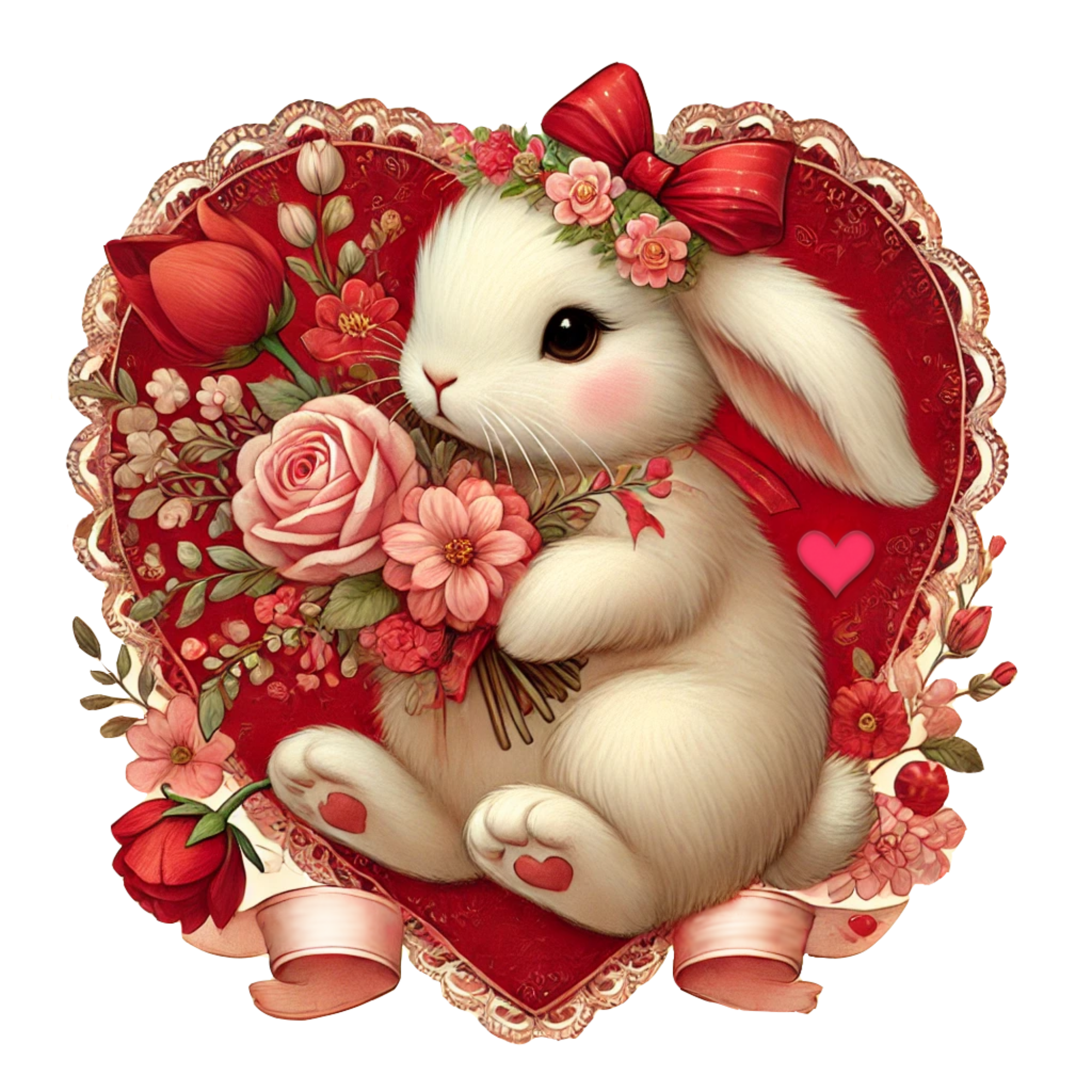 Fur-Ever Yours Valentine's Day Sticker