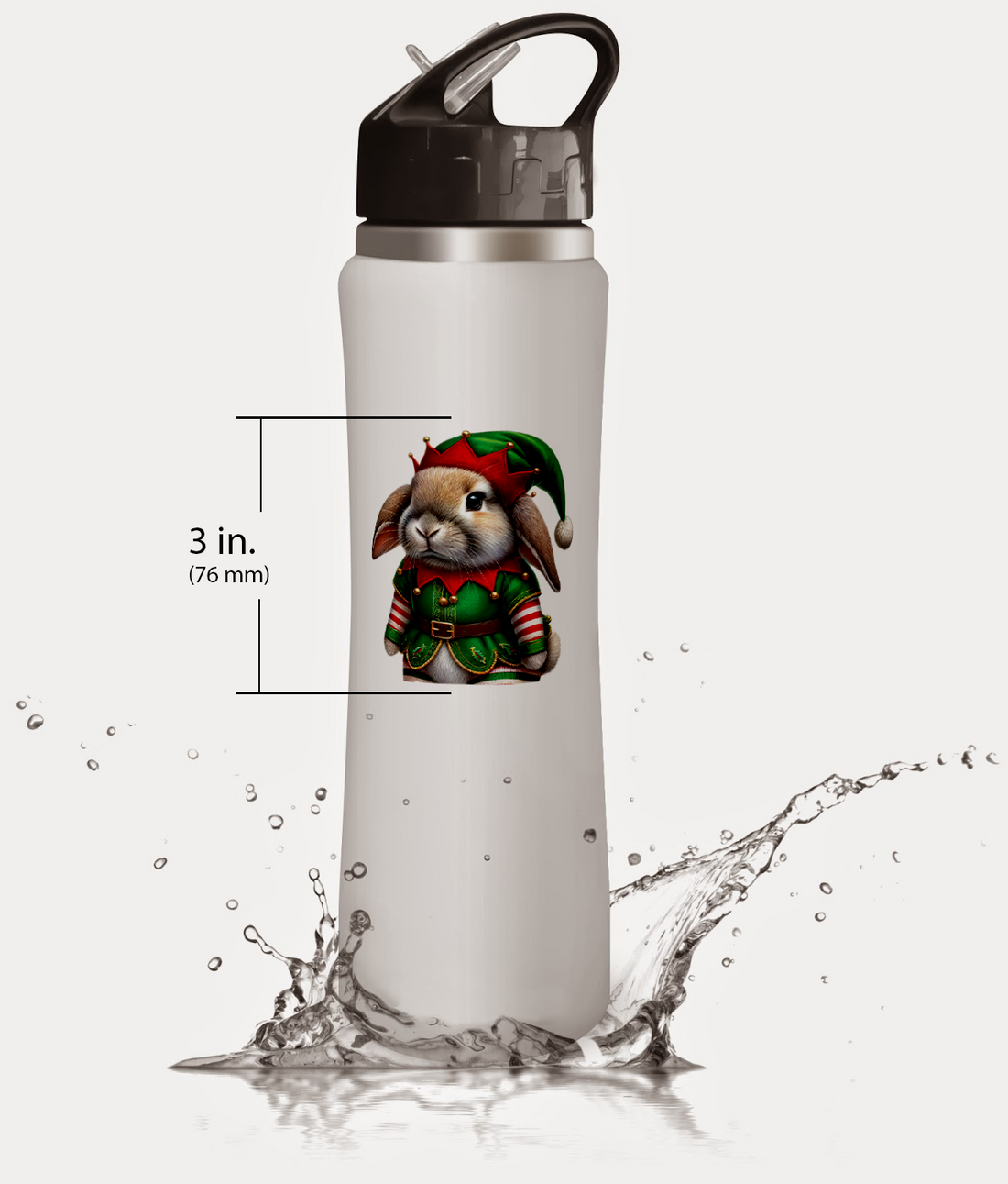 Jingle Bun Elf Sticker