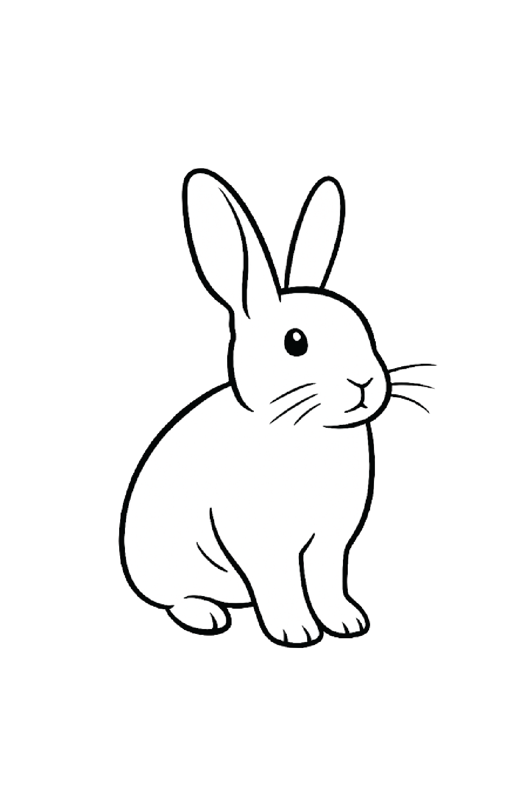 Ears Up Bunny Sticker