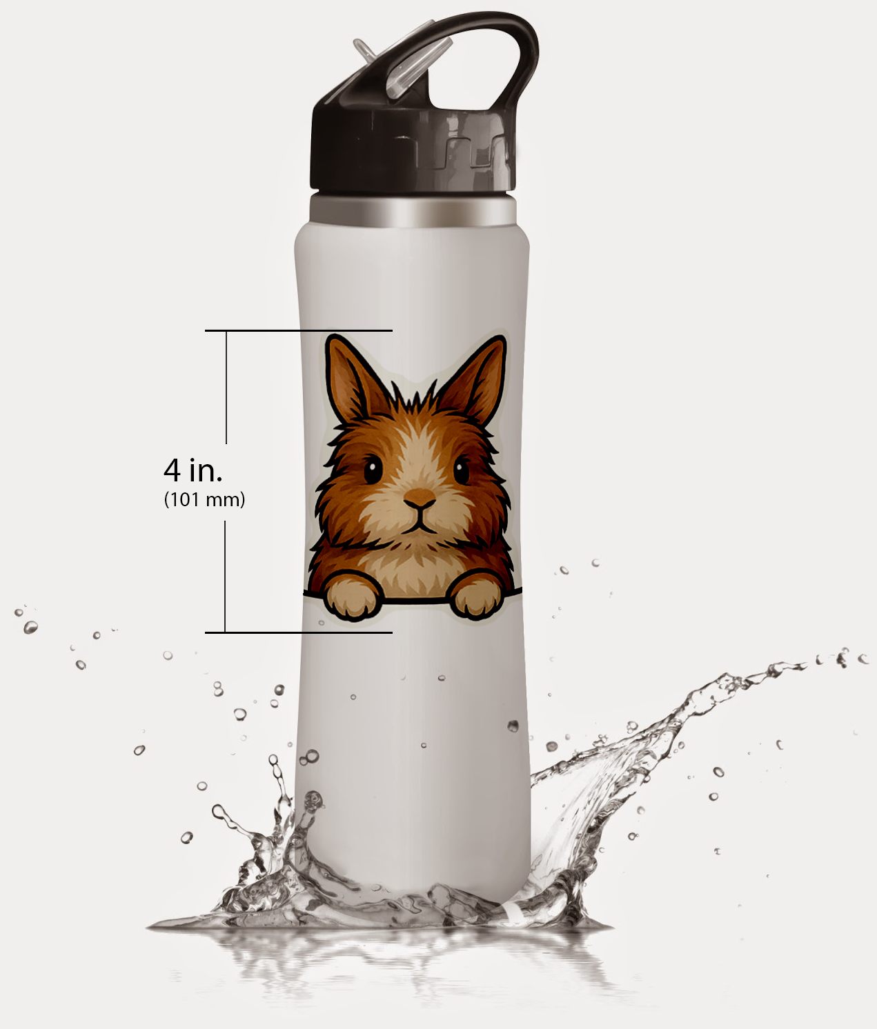 Peekaboo Bunny Trio Stickers