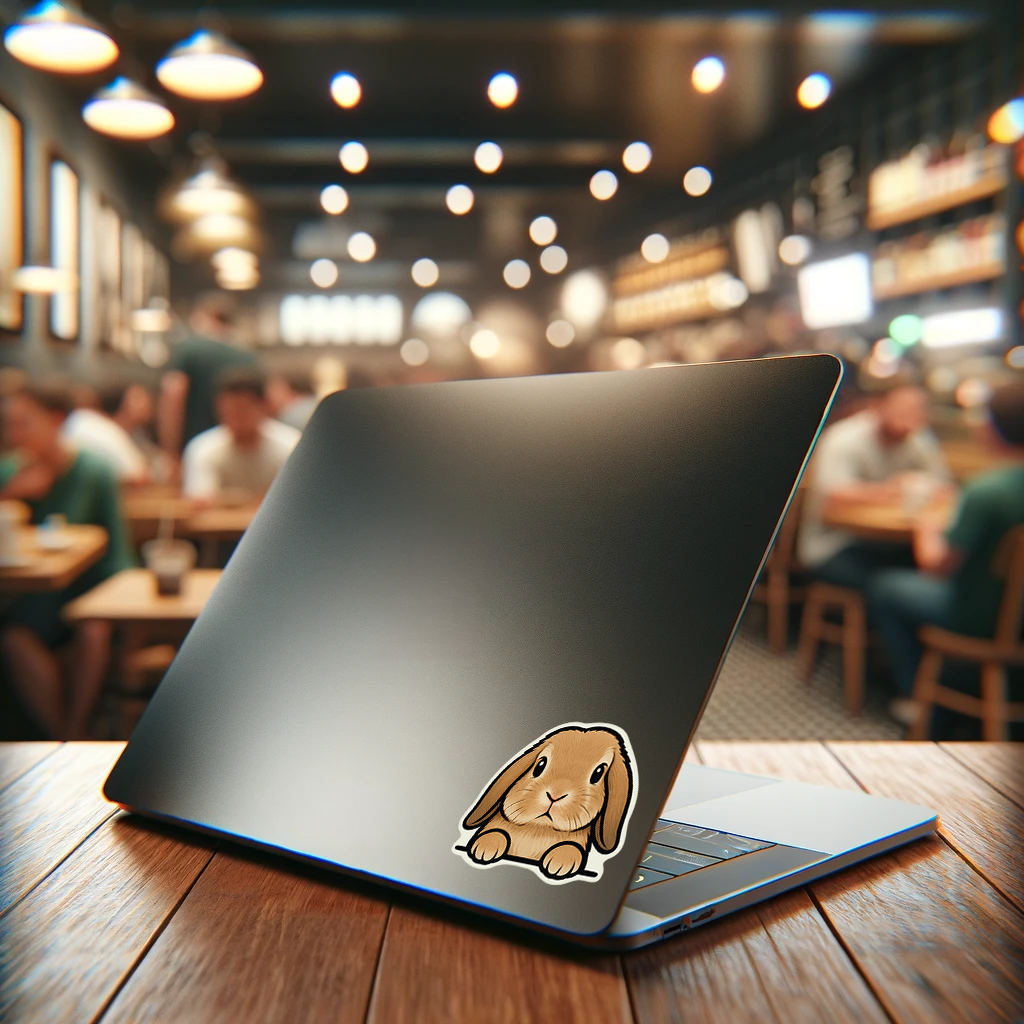 Peekaboo Bunny Trio Stickers