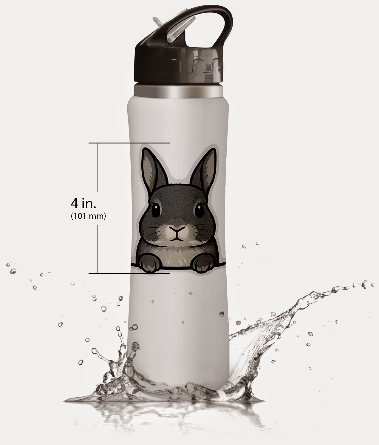 Peekaboo Bunny Trio Stickers