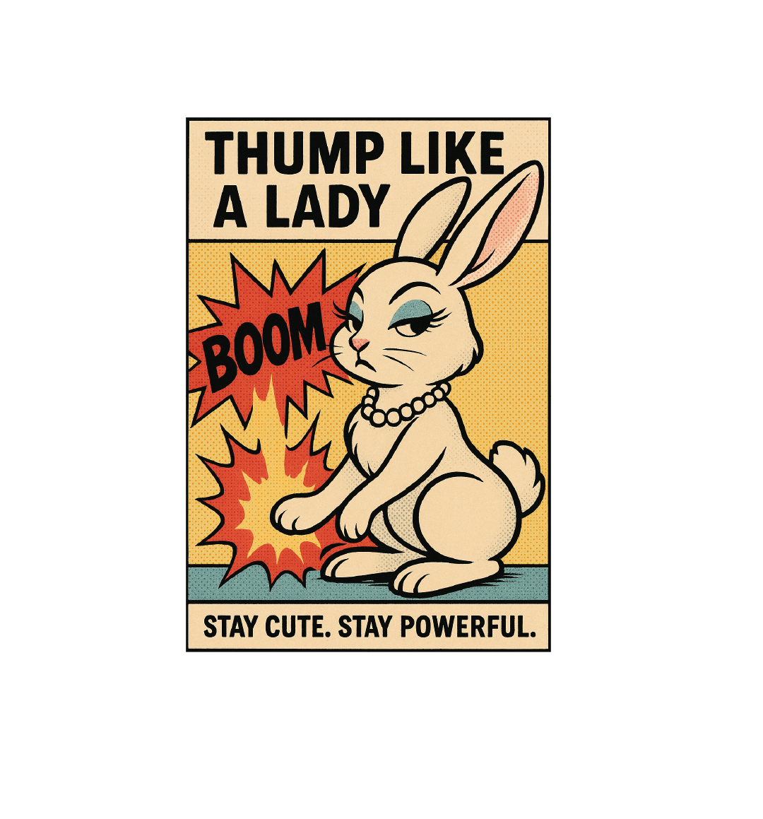 Thump Like a Lady Sticker