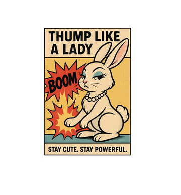 Thump Like a Lady Sticker